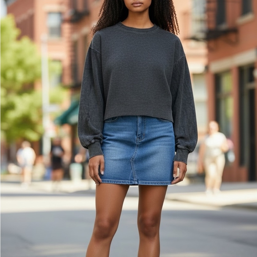 Hollister Dark Gray Women's Sweatshirt
